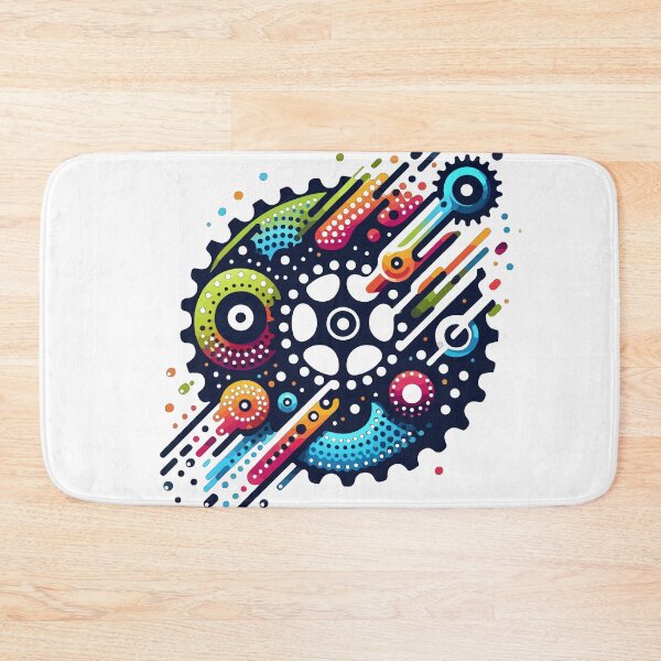 Item preview, Road Bike Gear – Colorful Vector Design designed and sold by MarcVan.