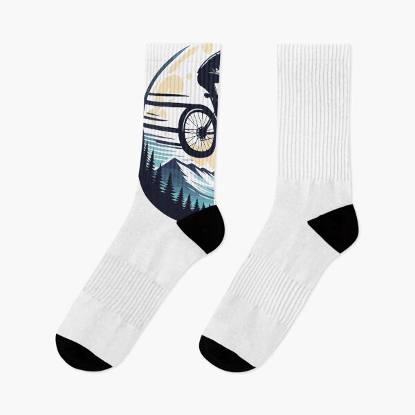 Item preview, Mountain Bike Jump – Dreamy Landscape Ride designed and sold by MarcVan.
