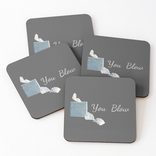 Item preview, You Blow – Funny Tissue Box Design designed and sold by noggull.
