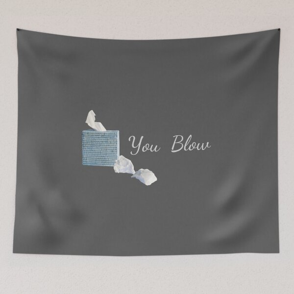 Item preview, You Blow – Funny Tissue Box Design designed and sold by noggull.