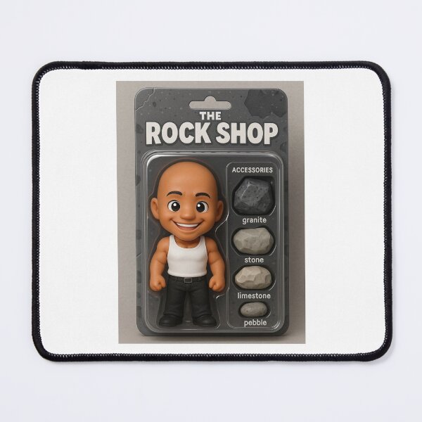 Item preview, Rock Dwayne Johnson birthday gift funny satire parody designed and sold by CheeseBlueprint.