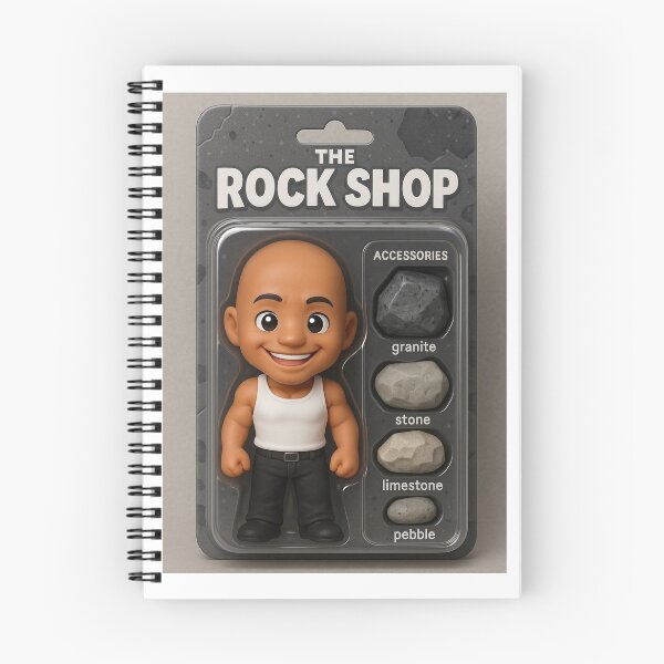 Item preview, Rock Dwayne Johnson birthday gift funny satire parody designed and sold by CheeseBlueprint.