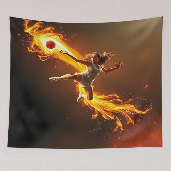 Item preview, Handball player, in the heat of the action. designed and sold by Ralek.