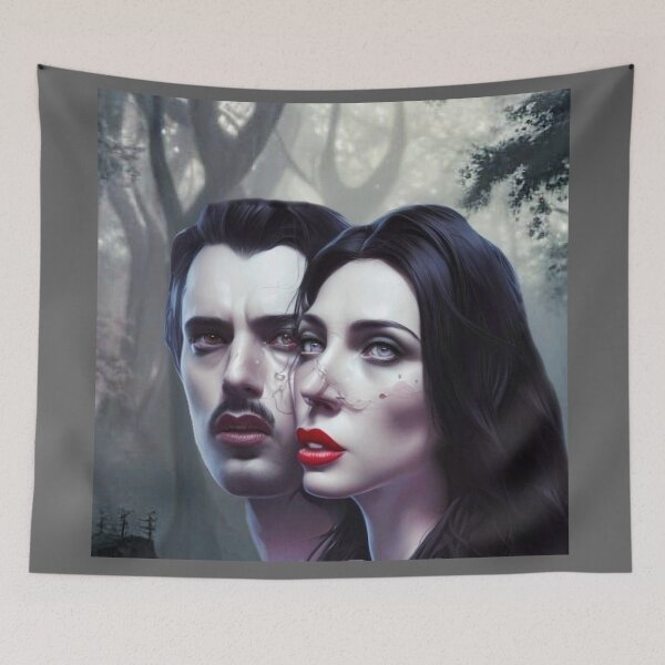 Item preview, Morticia And Gomez Addams designed and sold by DarkDesiresAU.