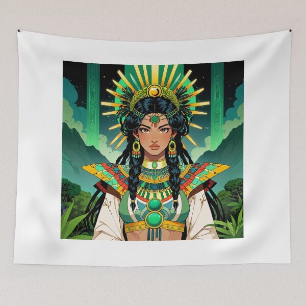Item preview, ANAHÍ – SPIRIT OF THE AMAZON anime poster  designed and sold by BespokeBrushes.