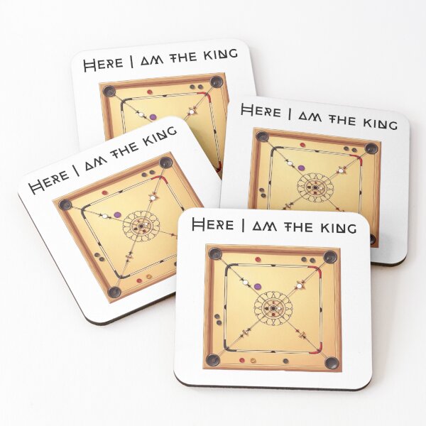 Item preview, carrom game, Here I am the king designed and sold by falconaro.