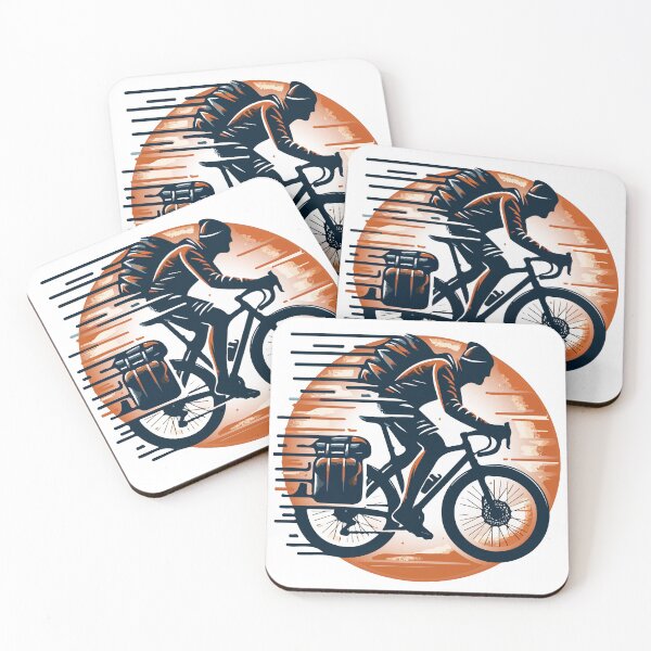 Item preview, Cyclist with Gear – Touring Bike Motion designed and sold by MarcVan.