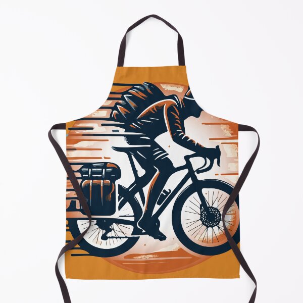 Item preview, Cyclist with Gear – Touring Bike Motion designed and sold by MarcVan.