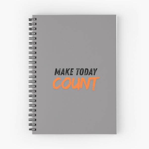 Item preview, Make Today Count – Bold Motivational Quote Design designed and sold by reemavibe.