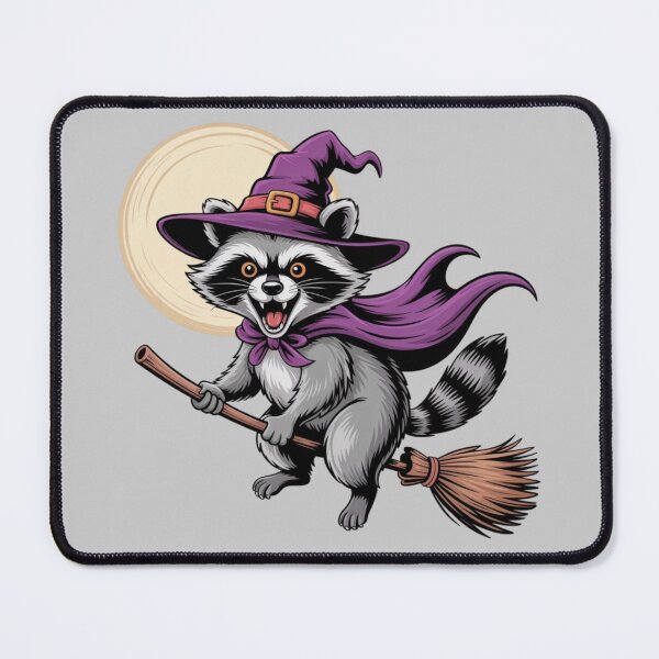 Item preview, Halloween style showcasing a mischievous raccoon as the central figure designed and sold by 123ks.