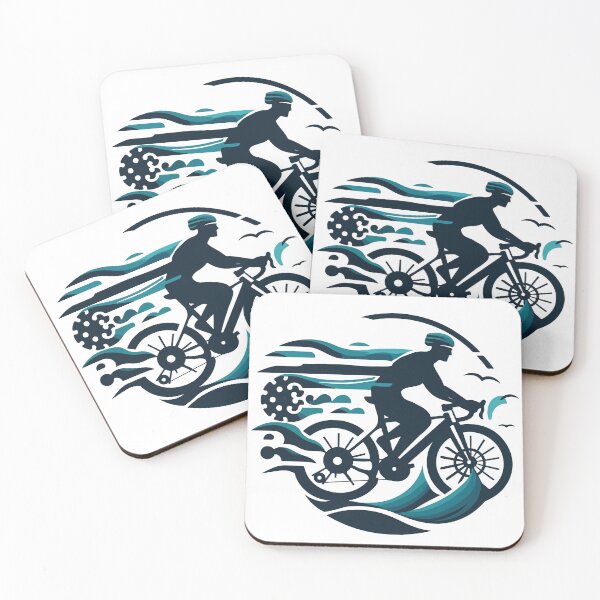 Item preview, Coastal Cyclist – Wind & Water Flow designed and sold by MarcVan.