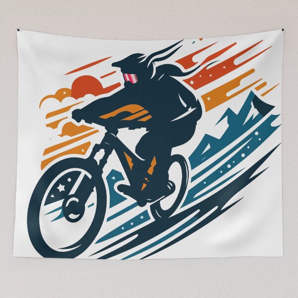 Item preview, Downhill Rider – Speed on the Trail designed and sold by MarcVan.