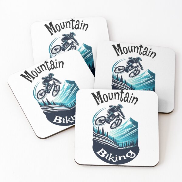 Item preview, Mountain Biking Badge – Classic Ride Emblem designed and sold by MarcVan.