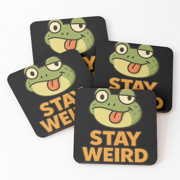 Item preview, Goofy Frog Face | Stay Weird Funny Cartoon T-Shirt designed and sold by TrendyTadka.