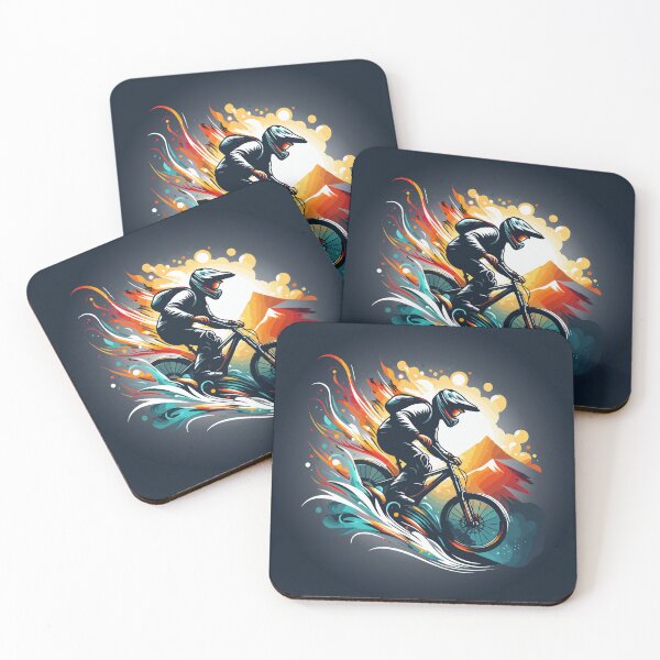 Item preview, Downhill Ride – Fiery Energy on the Trail designed and sold by MarcVan.