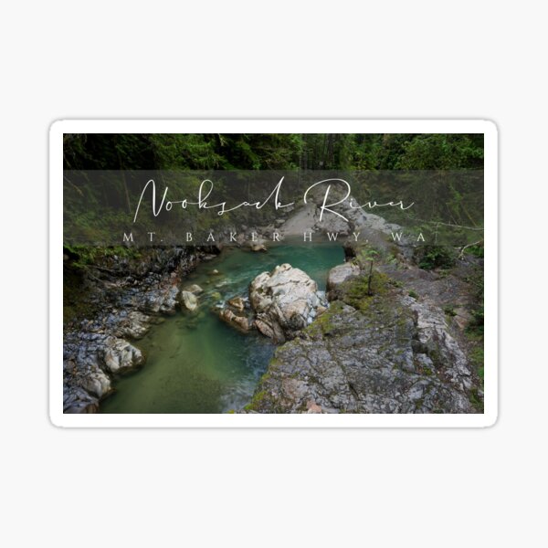 Item preview, Nooksack River - Washington State (postcard) designed and sold by Katelynn Hatala.