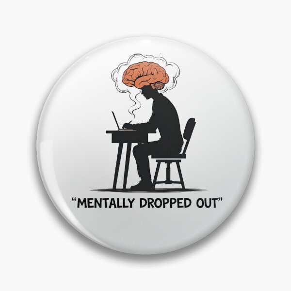 Item preview, Mentally Dropped Out – Funny Back to School Student Design designed and sold by CozySpectra.