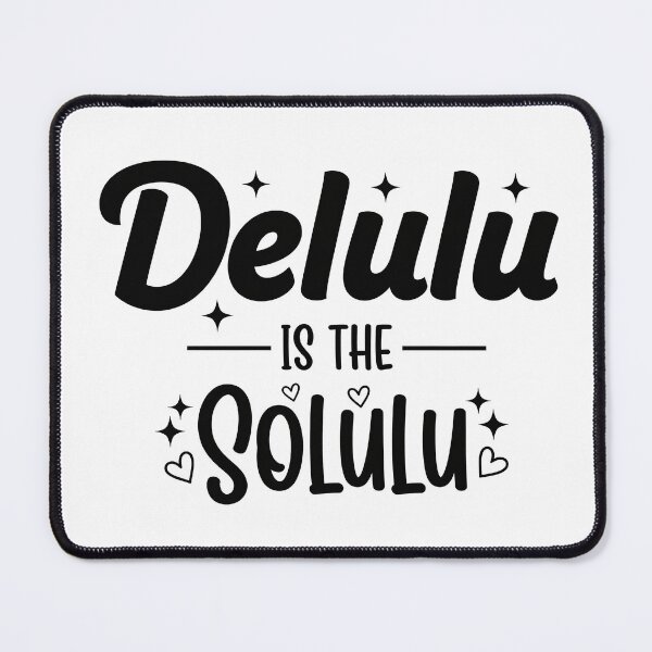 Item preview, Delulu Is the Solulu — Playful Gen Z Quote Tee designed and sold by shashtopia.