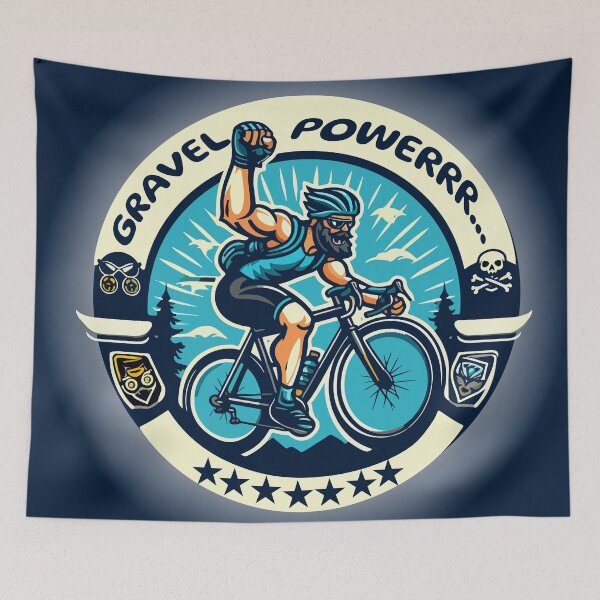 Item preview, Gravel Powerrr – Strength on the Trail designed and sold by MarcVan.