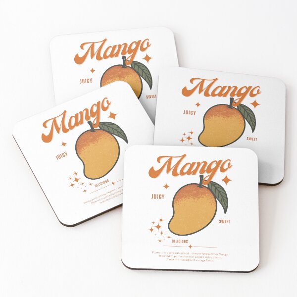 Item preview, Vintage Mango Illustration– Retro Tropical Fruit Design for 70s Style Apparel & Aesthetic T-Shirts designed and sold by Thehatinthecat.