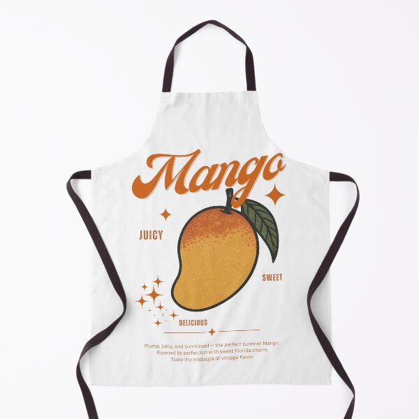 Item preview, Vintage Mango Illustration– Retro Tropical Fruit Design for 70s Style Apparel & Aesthetic T-Shirts designed and sold by Thehatinthecat.