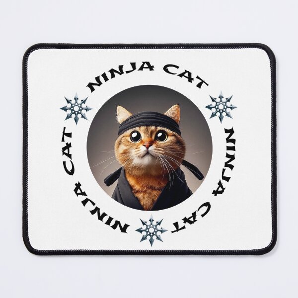 Item preview, Ninja Cat – Shuriken Style designed and sold by MarcVan.