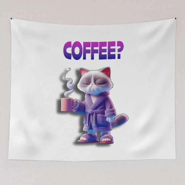 Artikelvorschau, Kaffee zuerst – Grumpy Cat Attitude entworfen und verkauft von MarcVan.