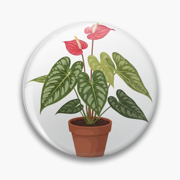 Item preview, Anthurium Laceleaf Plant Art designed and sold by Tropical art.