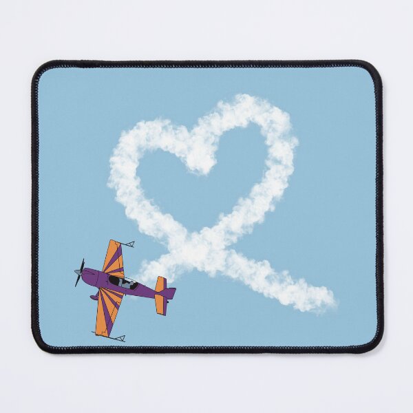Item preview, Extra 300 Heart Loop Stunt Plane Aviation Design  designed and sold by skye-studio.