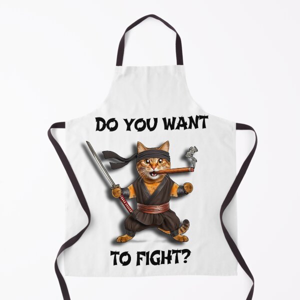 Item preview, Cat Ninja – Do You Want to Fight? designed and sold by MarcVan.