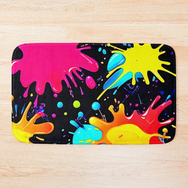 Item preview, Vibrant Paint Splatter Art Burst designed and sold by Health And Fitness Posts e-Store.