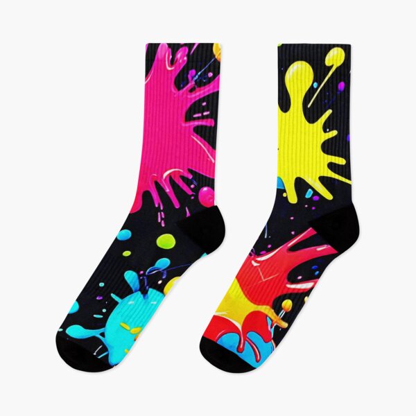 Item preview, Vibrant Paint Splatter Art Burst designed and sold by Health And Fitness Posts e-Store.