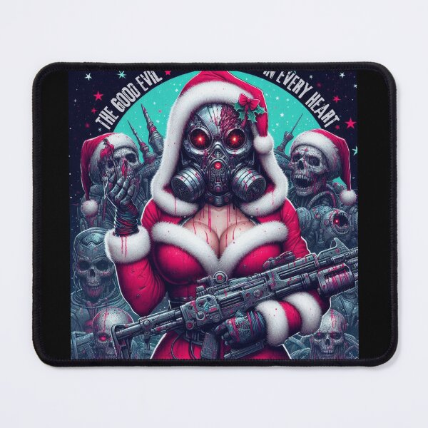Item preview, Apocalyptic Santa Gasmask Zombie Horde designed and sold by Voodoo Store Paranormal Collections.