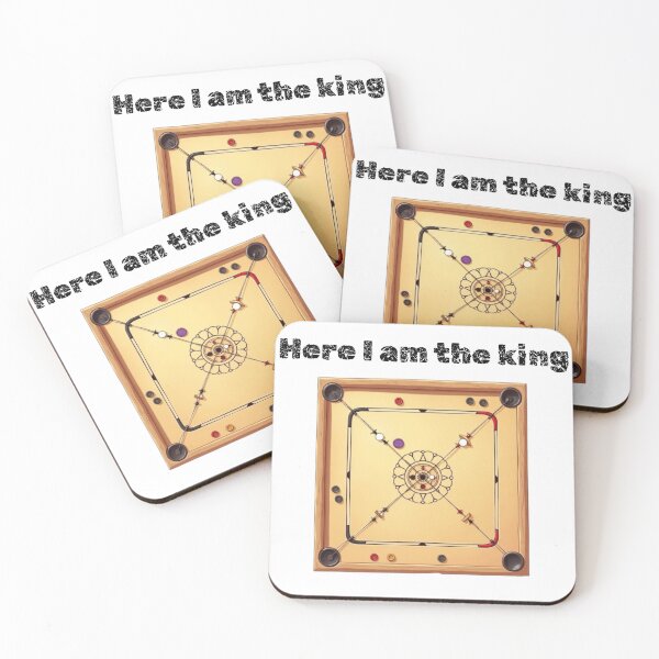 Item preview, carrom game ,Here I am the king designed and sold by falconaro.