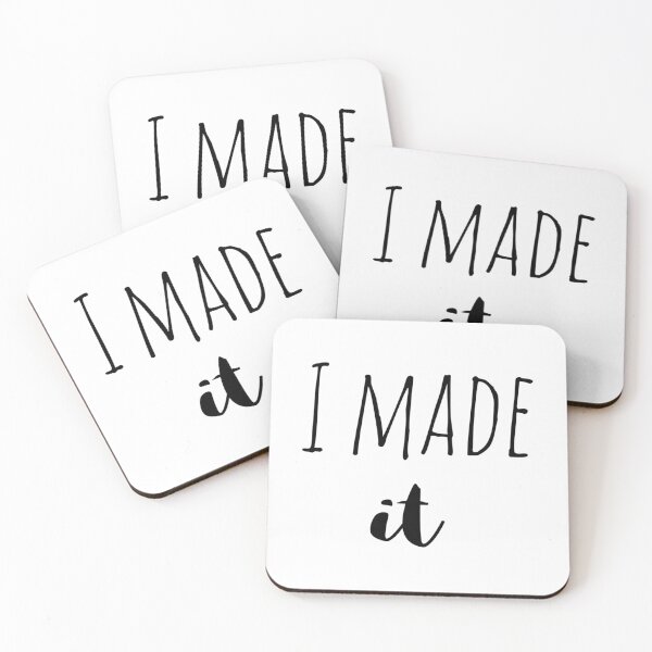 Item preview, I Made It – Affirmation – Success and Achievement Quote Design designed and sold by Camila  Ardila.