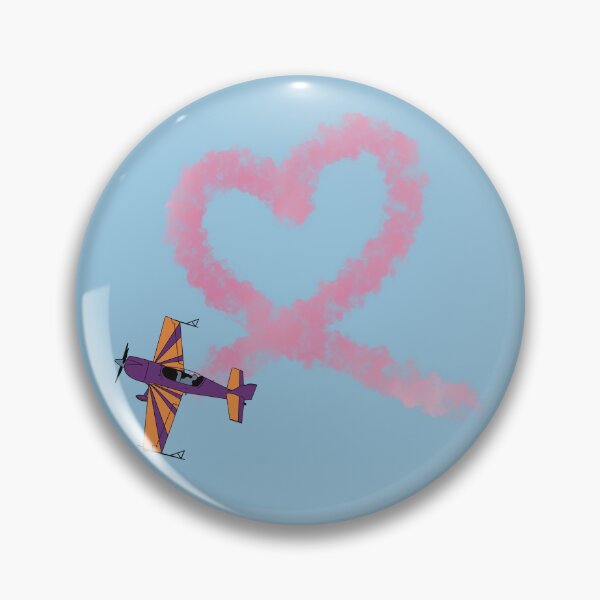 Item preview, Extra 300 Heart Loop Stunt Plane Aviation Design  designed and sold by skye-studio.