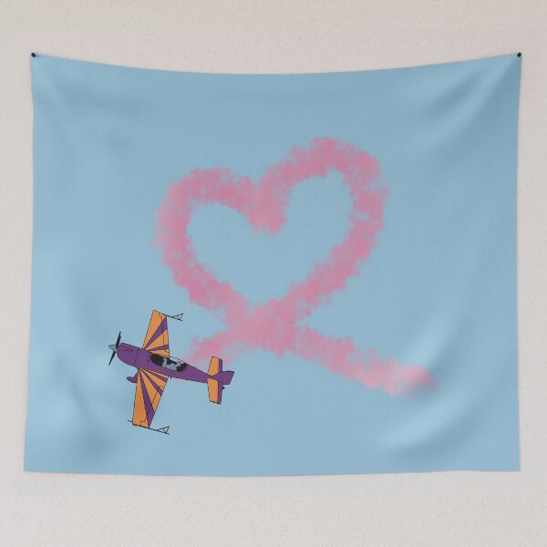 Item preview, Extra 300 Heart Loop Stunt Plane Aviation Design  designed and sold by skye-studio.
