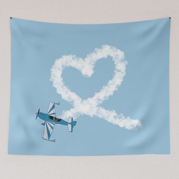 Item preview, Extra 300 Heart Loop Stunt Plane Aviation Design  designed and sold by skye-studio.