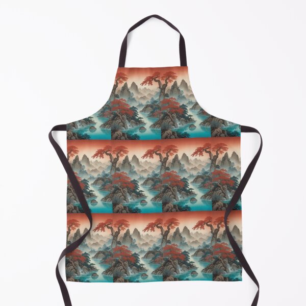 Item preview, Tranquil Reflections in Crimson and Jade designed and sold by KilianSzmid.