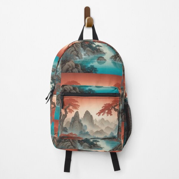 Item preview, Tranquil Reflections in Crimson and Jade designed and sold by KilianSzmid.