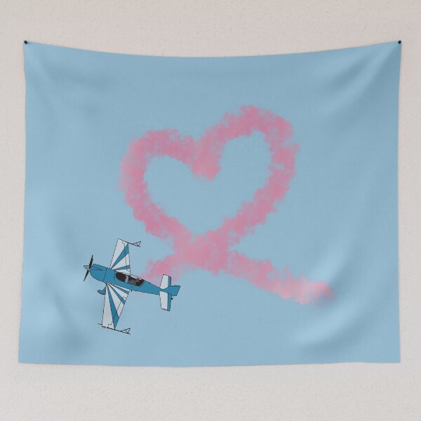 Item preview, Extra 300 Heart Loop Stunt Plane Aviation Design  designed and sold by skye-studio.