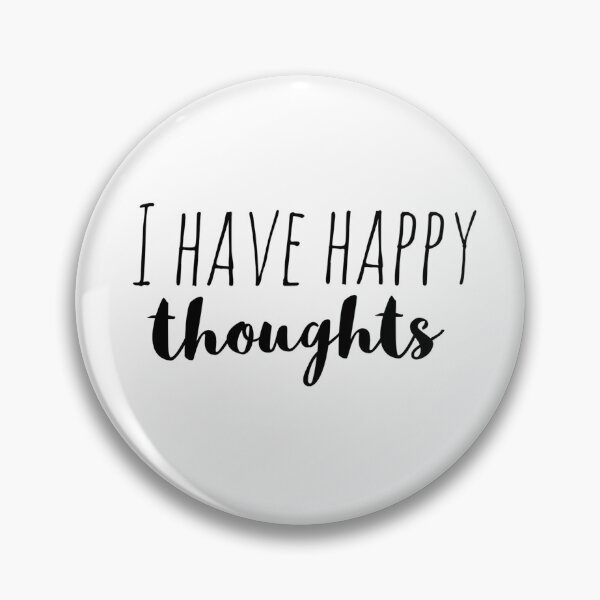 Item preview, I Have Happy Thoughts – Affirmation – Positive Mindset Quote Design designed and sold by Camila  Ardila.