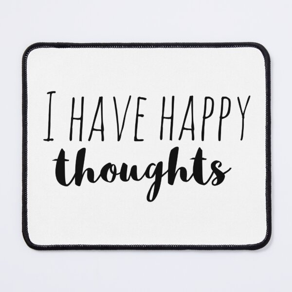 Item preview, I Have Happy Thoughts – Affirmation – Positive Mindset Quote Design designed and sold by Camila  Ardila.