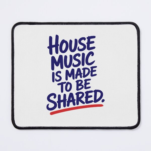 Item preview, House Music Was Made To Be Shared – T-Shirt for DJs, Ravers & True Music Lovers designed and sold by paulo silveira.