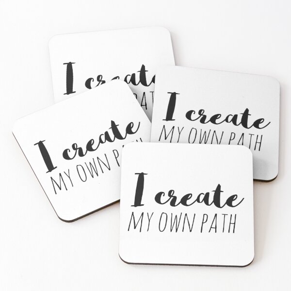 Item preview, I Create My Own Path – Affirmation – Empowered Living Quote Design designed and sold by Camila  Ardila.