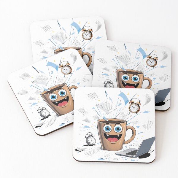 Item preview, Fueled by Caffeine & Chaos – Funny Student Coffee Mug Design designed and sold by CozySpectra.