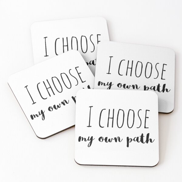 Item preview, I Choose My Own Path – Affirmation – Self-Directed Living Quote Design designed and sold by Camila  Ardila.