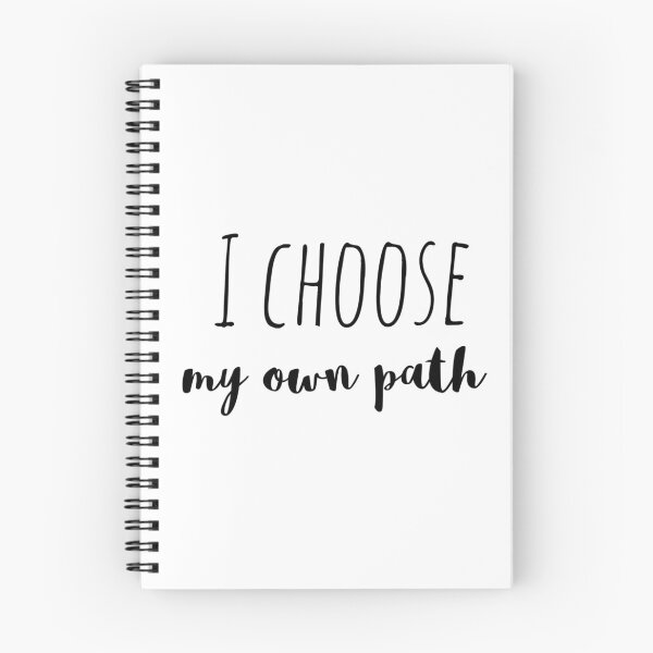 Item preview, I Choose My Own Path – Affirmation – Self-Directed Living Quote Design designed and sold by Camila  Ardila.