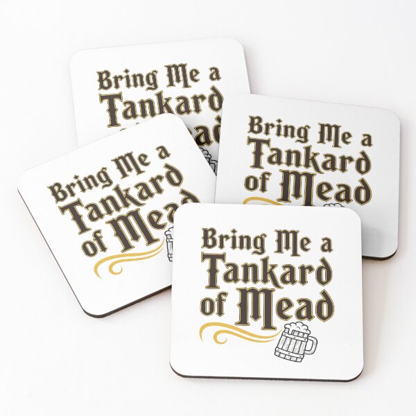 Item preview, Bring Me a Tankard of Mead – Medieval Fantasy Quote Tee designed and sold by shashtopia.