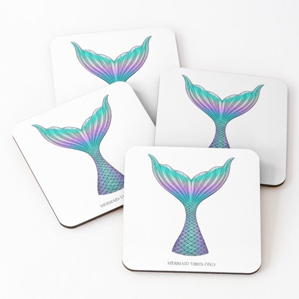Item preview, Mermaid Vibes Only – Mermaidcore Iridescent Art Print designed and sold by shashtopia.